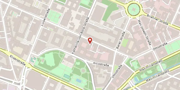 Karte der Umgebung von Karlstr. 19, 80333 München