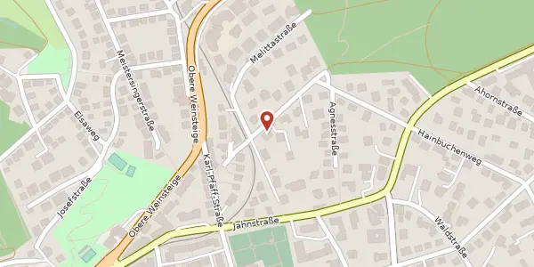 Karte der Umgebung von Nägelestraße 6 a, 70597 Stuttgart