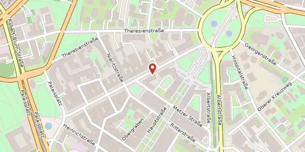 Karte der Umgebung von Königstraße 18, 01097 Dresden