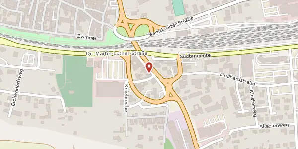 Karte der Umgebung von Uffenheimer Str. 9, 97199 Ochsenfurt