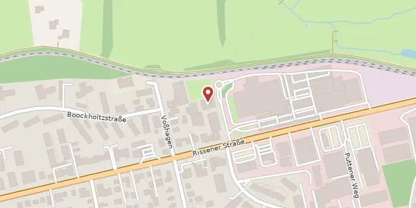 Karte der Umgebung von Rissener Straße 101, 22880 Wedel