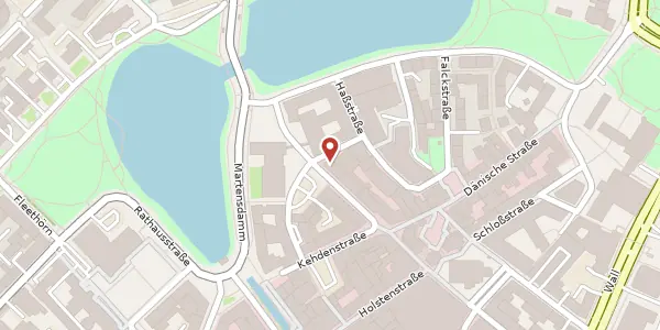 Karte der Umgebung von Küterstraße 14 - 18, 24103 Kiel