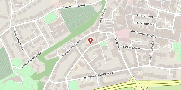 Karte der Umgebung von Grendbach 21, 45276 Essen