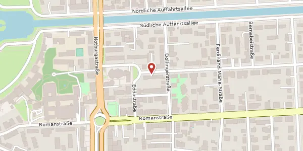 Karte der Umgebung von Prinzenstr. 66, 80639 München
