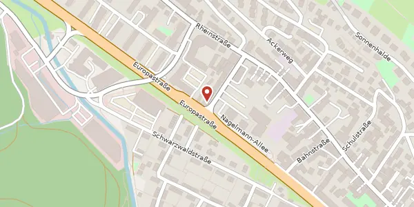 Karte der Umgebung von Gutenbergstraße 14, 76532 Baden-Baden