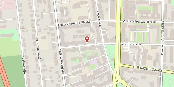 Karte der Umgebung von Scheffelstraße 31a, 04277 Leipzig