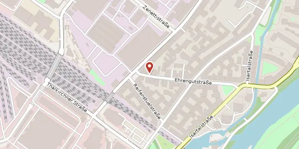 Karte der Umgebung von Ehrengutstr. 1A, 80469 München