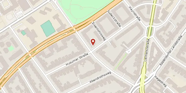 Karte der Umgebung von Husumer Str. 23, 20249 Hamburg