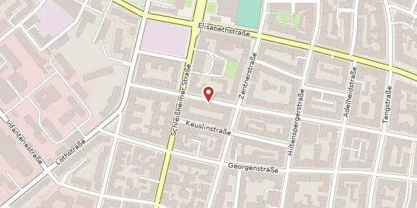 Karte der Umgebung von Agnesstr. 49, 80798 München