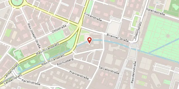 Karte der Umgebung von Maximiliansplatz 12, 80333 München