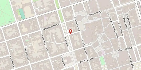 Karte der Umgebung von Lenssenstr. 10, 47798 Krefeld
