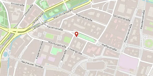 Karte der Umgebung von Promenadeplatz 15, 80333 München