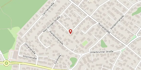 Karte der Umgebung von Beckerstr. 11, 82131 Gauting