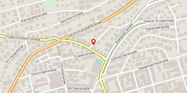 Karte der Umgebung von Gotenstr. 2, 75177 Pforzheim