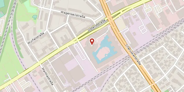 Karte der Umgebung von Ostendstr. 100, 90482 Nürnberg