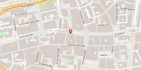 Karte der Umgebung von Kampstr. 32-34, 44137 Dortmund