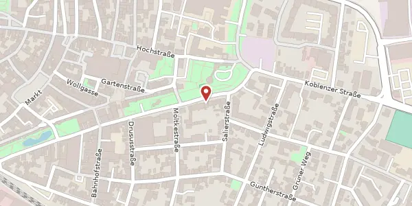 Karte der Umgebung von Am Stadtgraben 17, 56626 Andernach