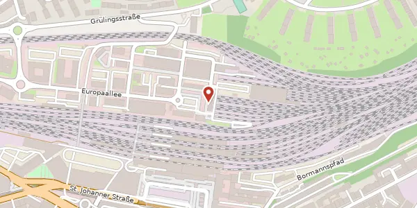 Karte der Umgebung von Europaallee 20, 66113 Saarbrücken