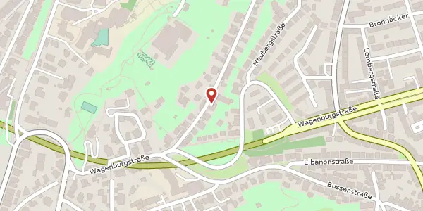 Karte der Umgebung von Ameisenbergstraße 63, 70188 Stuttgart