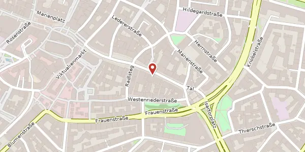 Karte der Umgebung von Tal 30, 80331 München