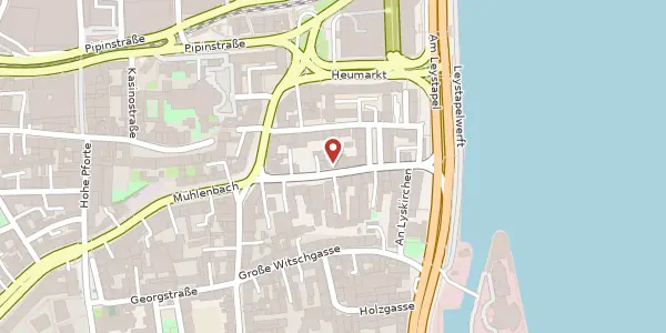 Karte der Umgebung von Filzengraben 15-17, 50676 Köln