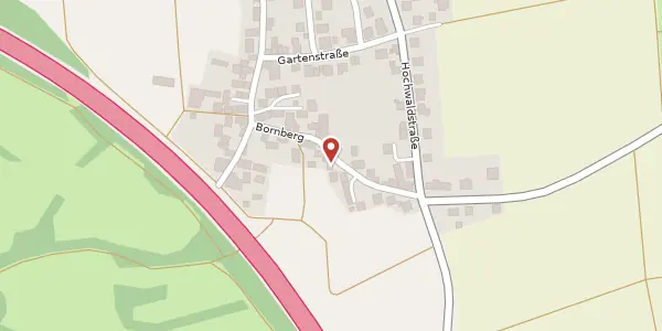 Karte der Umgebung von Bornberg 15, 55442 Warmsroth