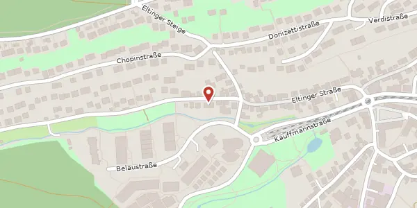 Karte der Umgebung von Sommerhaldenstraße 11, 70195 Stuttgart