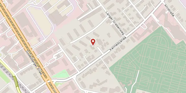 Karte der Umgebung von Kennedyallee 27, 53175 Bonn