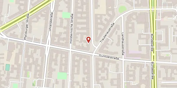 Karte der Umgebung von Nassauische Straße 15, 10717 Berlin