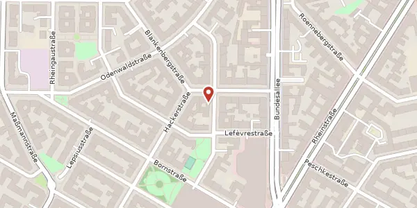 Karte der Umgebung von Büsingstraße 19, 12161 Berlin