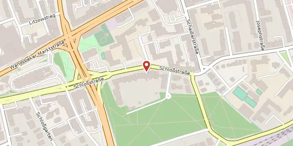 Karte der Umgebung von Schloßstraße 96, 22041 Hamburg