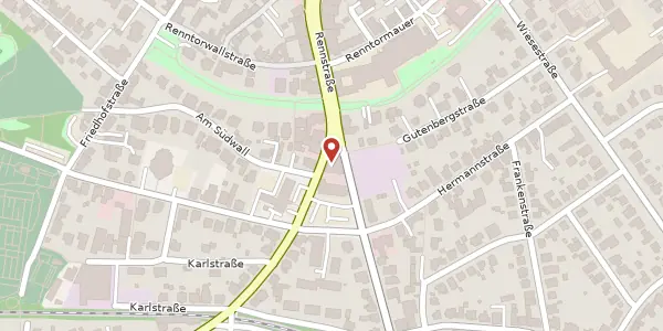 Karte der Umgebung von Elverdisser Str. 1 a, 32052 Herford