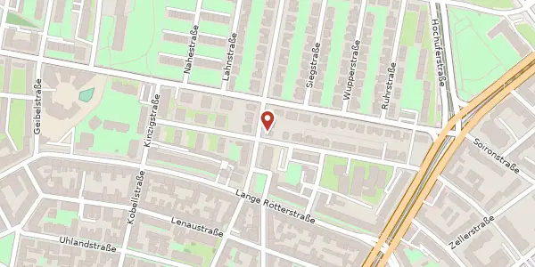 Karte der Umgebung von Moselstraße 10, 68167 Mannheim