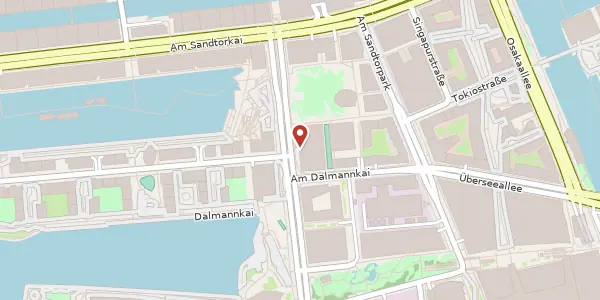 Karte der Umgebung von Großer Grasbrook 9, 20457 Hamburg