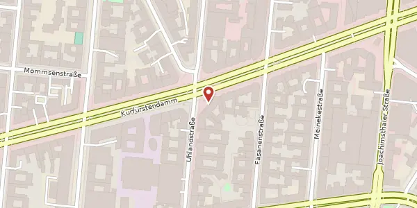 Karte der Umgebung von Kurfürstendamm 213, 10719 Berlin