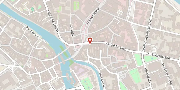 Karte der Umgebung von Lange Str. 4, 96047 Bamberg
