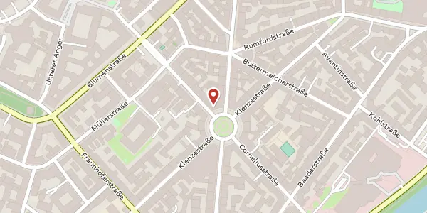Karte der Umgebung von Gärtnerplatz 6, 80469 München
