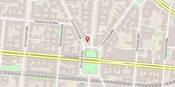 Karte der Umgebung von Savignyplatz 6, 10623 Berlin