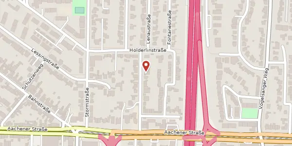 Karte der Umgebung von Körnerstr. 16, 50858 Köln
