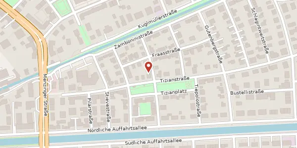 Karte der Umgebung von Bruckmannstr. 13, 80638 München