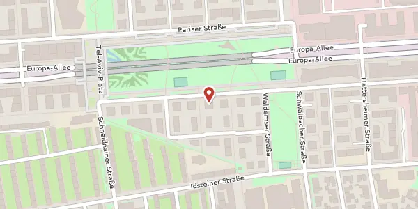 Karte der Umgebung von Niedernhausener Str. 45, 60326 Frankfurt