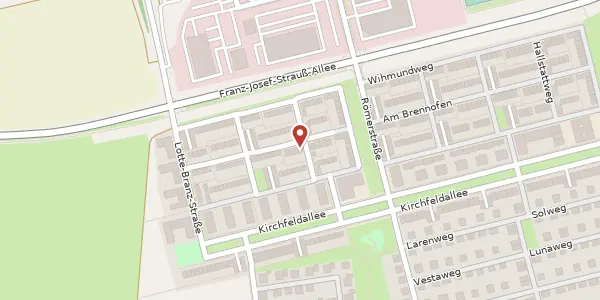 Karte der Umgebung von Marie-Höhne-Straße 40, 93055 Regensburg