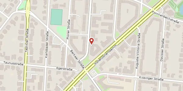 Karte der Umgebung von Franzensbader Straße 2, 14193 Berlin
