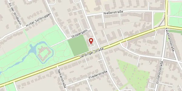Karte der Umgebung von Uerdinger Str. 532, 47800 Krefeld