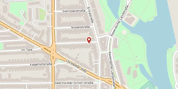 Karte der Umgebung von Edgar-Roß-Straße 3, 20251 Hamburg