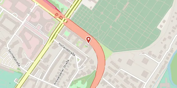 Karte der Umgebung von Brandenburger Str. 26, 80805 München