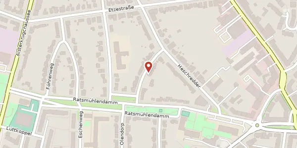 Karte der Umgebung von Eibenweg 18, 22335 Hamburg