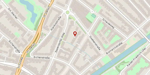 Karte der Umgebung von Goebenstr. 17B, 20253 Hamburg