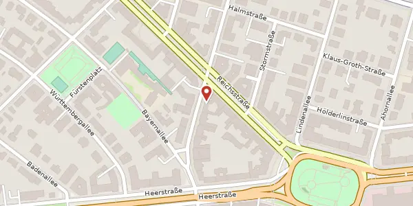 Karte der Umgebung von Kastanienallee 26, 14052 Berlin