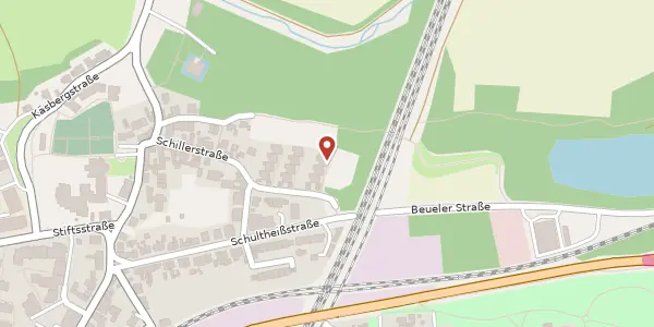 Karte der Umgebung von Schillerstr. 35, 53225 Bonn